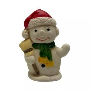Vintage Brinn's PGH Snowman Figurine Christmas‎ Tree Ornament Home Decor Taiwan